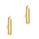 Slide end tubes 20mm - Gold